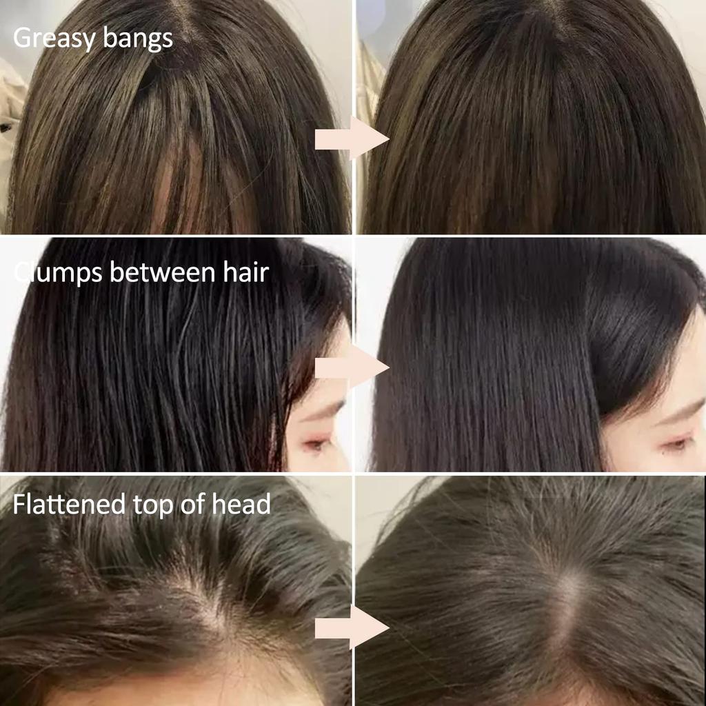 Boobeen Hair Powder for Thinning Root Hair Instantly Covers Hair Hairline Powder Hair, Touch-Up Powder, Shadow, Loss, (Women's, Men's, White)