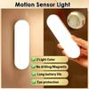 Luci Notturne Wireless LED Lampada Sensore di Movimento Ricaricabile USB Magnetica Per Stanza Armadio Ripostiglio Cucina Corridoio Tubo Rilevatore Lampadina