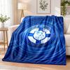 Sheffield Wednesday Printed Flannel Blanket Warm Comfort Bed Throw For Indoor Home Decoration