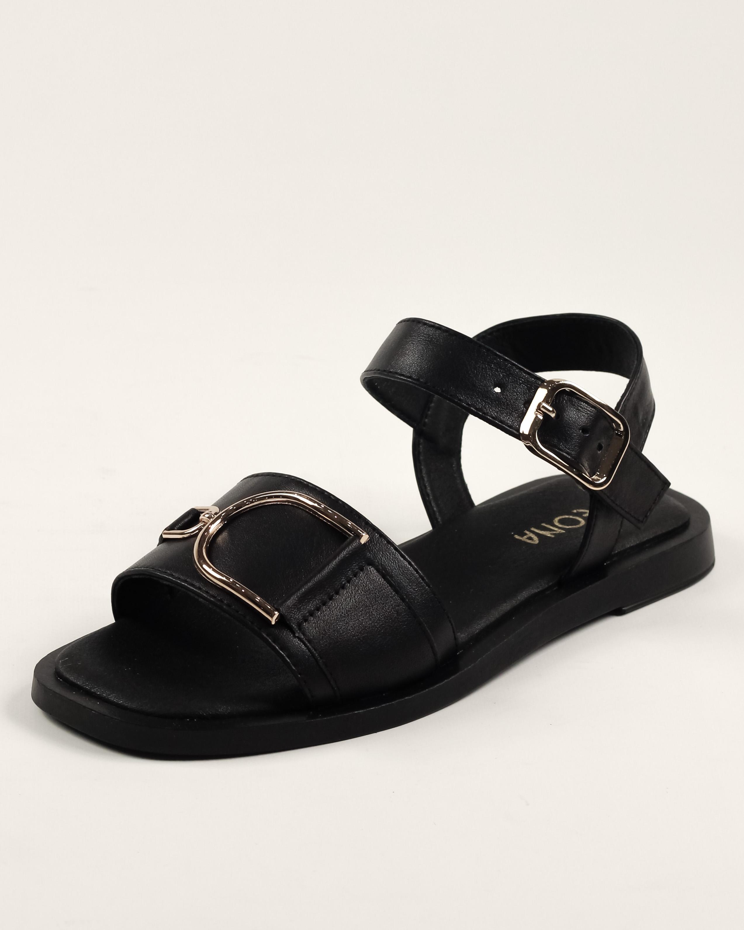 

Сандалі Teona 23458 36 Чорна шкіра 37 чорний