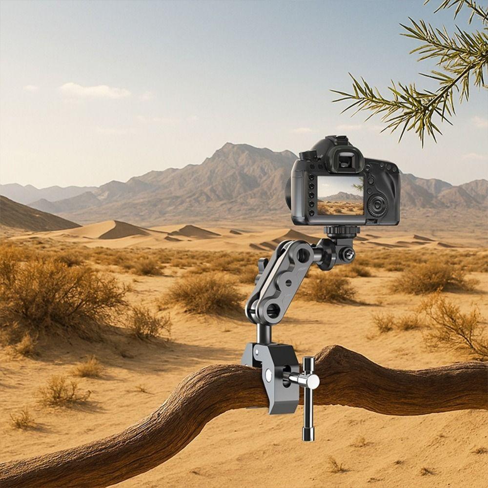 Adjustable Camera Holder Universal 1/4" Screw Microphone Holder Universal Phone Holder Handlebar