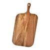 Dřevěné prkénko Vnitřní sýrový talíř Multifunkční s rukojetí Servírovací podnos na ovoce zeleninu maso rodina nový domov