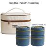 304 Stainless Steel Double-Layer Insulated Lunch Box with Lid for Office Workers & Students