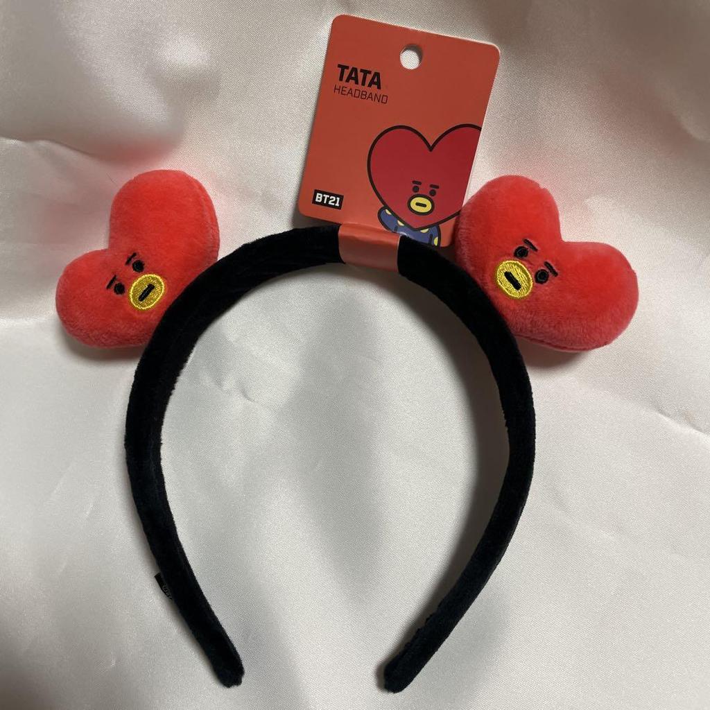 [USED] BT21 Sparkly Hair Tie & Headband TATA