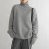 Women S Thick Turtleneck Loose Soft Knit Sweater Casual Pullover Base Layer
