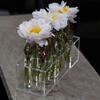 Acrylic Test Tube Vase Set With Stand, Showcases Multiple Bouquets Decoration Unique Present (8/12Pcs Tubes)