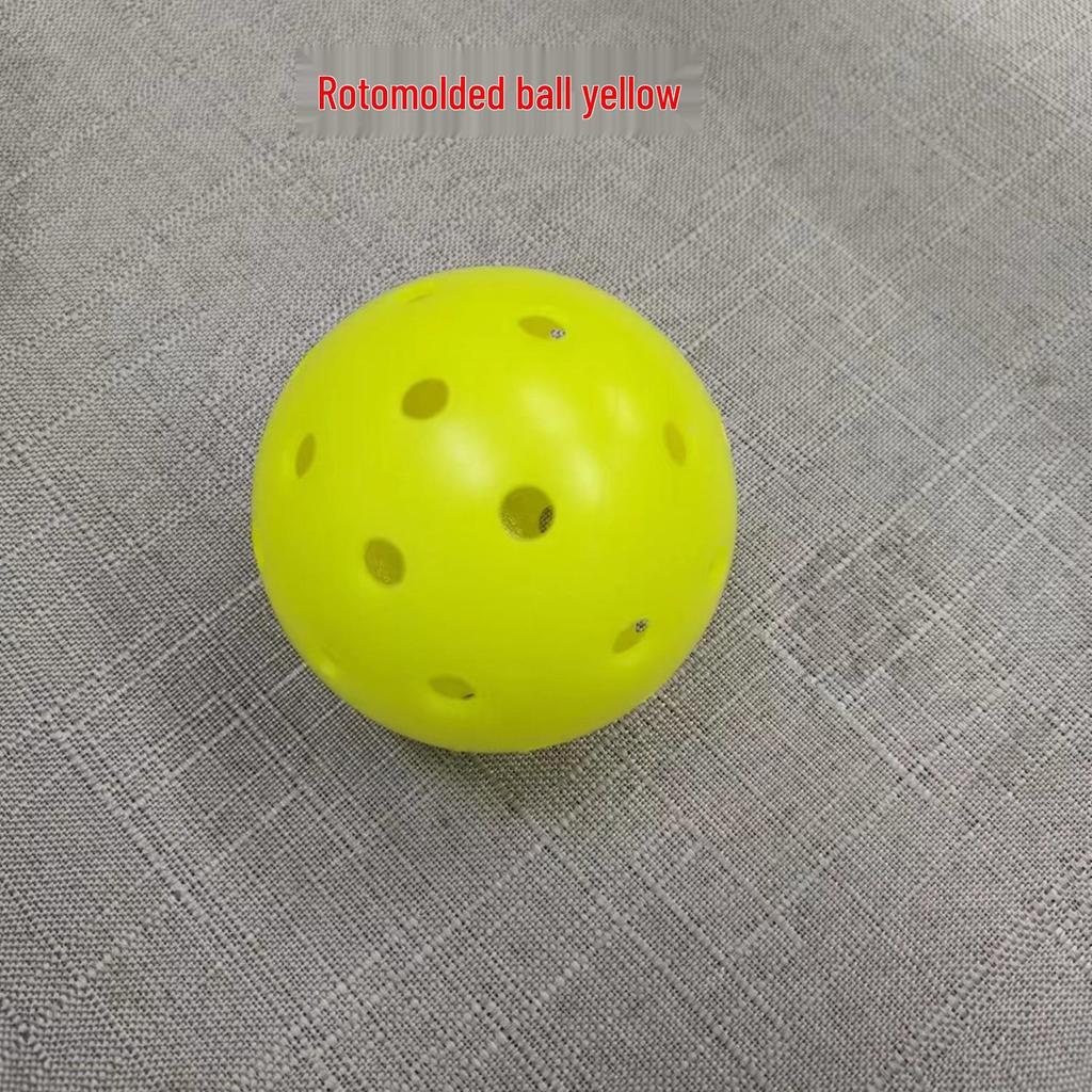 74mm Luminous Pickleball, 40-Hole Rotational & Injection Molded