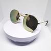 1pc New Fashion Women's Sunglasses, , Shape, Gradient Lens, High-End Design For Large Faces Vintage Shades Beach Men's Sunglasses