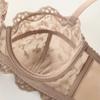 Big Breasts Show Small Underwear, Women's Summer Thin Collection of Secondary Breasts, Gathered with Steel Rings To Prevent Sagging, New Lace Bra
