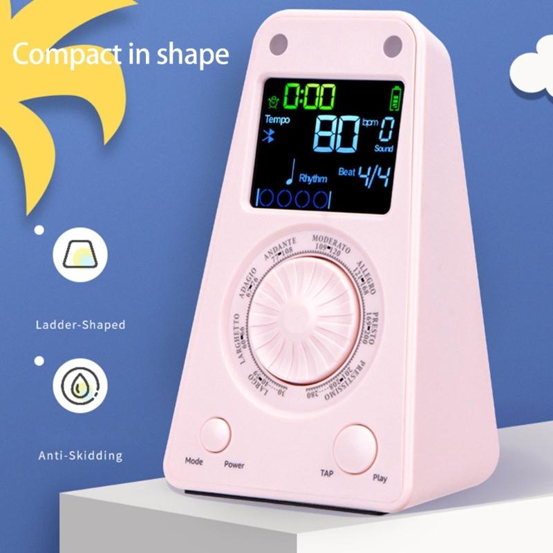 Rhythm Training Metronome Rechargeable Battery Beat Trainer Metronome Exercise Metronome Device Quiet Training Accessory