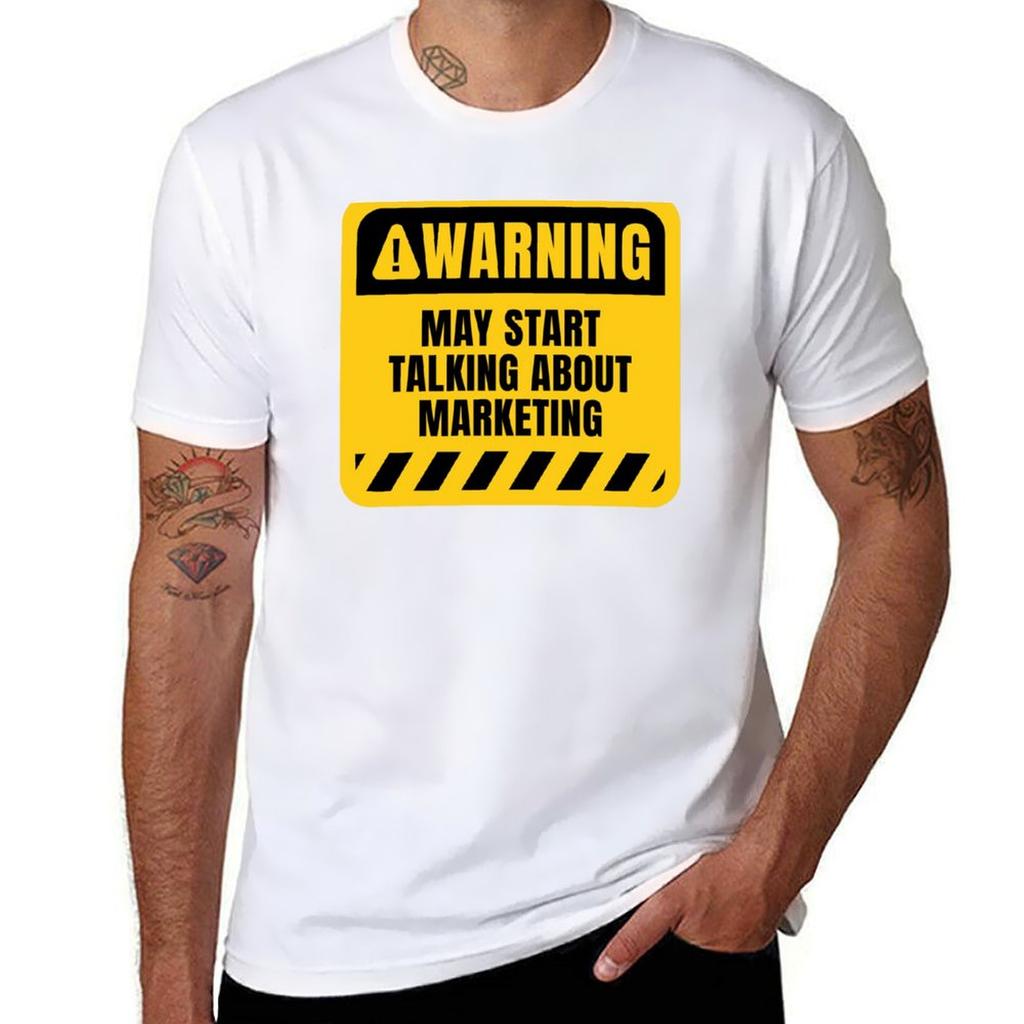 May Start Talking About Marketing TShirt Everyday Wear Basic Short Sleeve Top