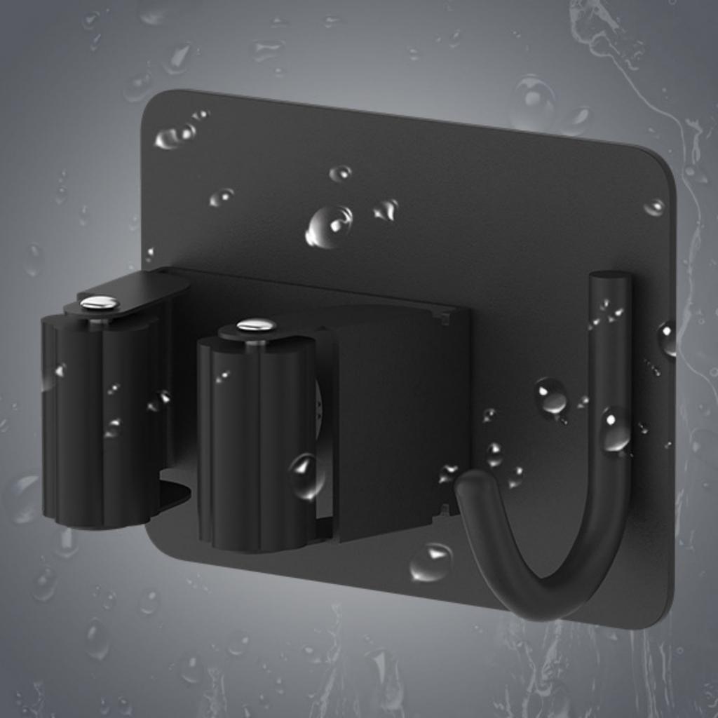 5 Clamp 4 Hook Wall Mounted Storage Organizer For Bikes Garden Tool Garage Space Saving Metal Hooks