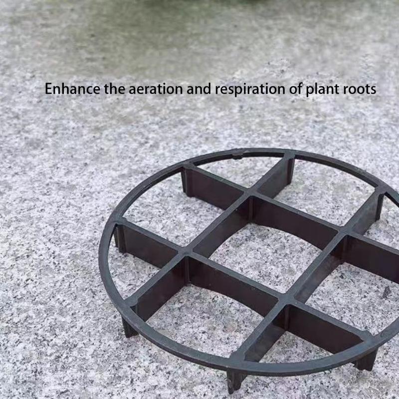 20pack Breathable Flower Pot Trays With Drainage Holes Promote Root Health Reusables Plastic Plant Saucers