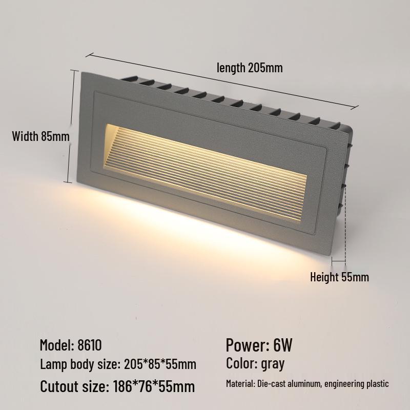 Recessed Waterproof Outdoor Stair and Pathway Light