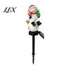Pathway Solar Lamps Garden Stake Light, Waterproof Christmas Outdoor LED Lamp with Warm Powered Decor Glow, Decorative Landscape Lighting for