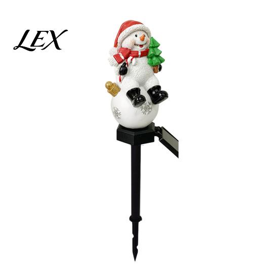 Pathway Solar Lamps Garden Stake Light, Waterproof Christmas Outdoor LED Lamp with Warm Powered Decor Glow, Decorative Landscape Lighting for