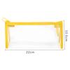 Clear Pencil Pounch Pen Case,Waterproof  Toiletry Cosmetic Makeup Bag, Multifonction Stationery Organizer for Students Adults Te