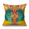 Surrealism Portrait Funky Cartoon Art Kiss Unique Illustration Cotton Linen Sofa Bench Throw Pillow Case Home Cushion Cover