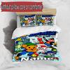 3pcs Duvet Cover Set (1*Duvet Cover + 2*Pillowcase, Without Core), Custom Name Bamse Pattern Bedding Set, Home Bedroom Decor Gift