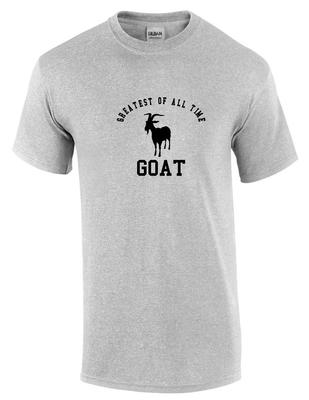 Größter aller Zeiten GOAT Baseball Fußball Sportlegende Sport Grau T-Shirt