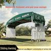JINGRUIDA Large Retractable Outdoor Canopy