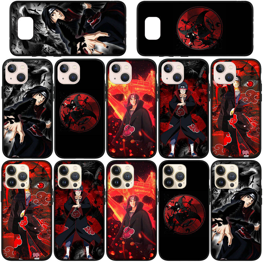 Case for iPhone 17 16 15 Plus Xiaomi Poco F8 F7 X7 X6 M8 C85 C75 C71 Redmi Note 14 12 11 13 Pro Max 14C 13C 15C Comics Akatsuki Naruto Itachi Uchiha
