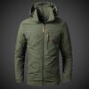 Spring and Autumn Thin Jacket Chest Breathable Port Can Be Removed Hooded Young and Middle-aged Large Size Breathable Men's Jacket