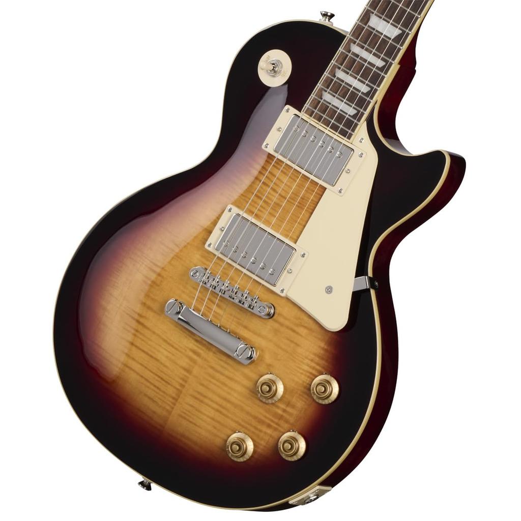 By Gibson Les Paul Standard 50s Figured Bourbon Burst Epiphone Les Paul Epiphone/Inspired