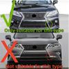 Front Bumper Tow Hook Cover Chrome Moulding Radiator Grille Trim For Lexus RX270 RX350 RX450 F-sport 2012-2015