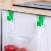 Block Shaped Cartoon Door Hooks Garbage Bag Kitchen Plastic Bag Hook Hanging Handle Bag Behind Cabinet Door Hook