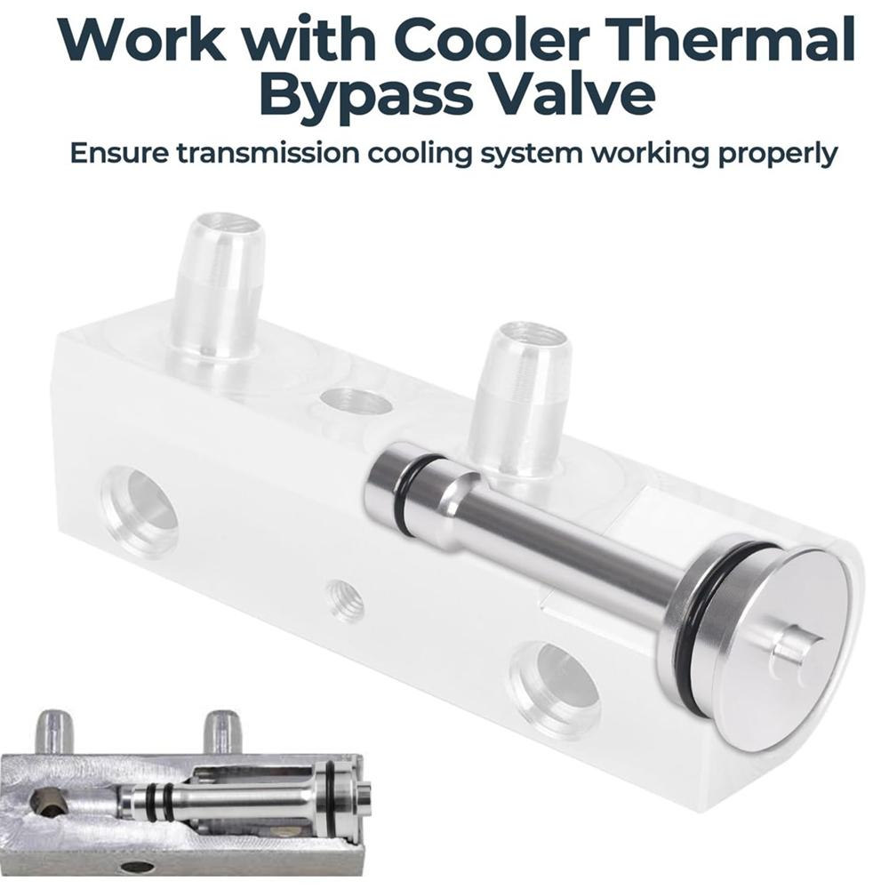 Transmission Cooler Thermostat Bypass Plug Barbell Fit for Most Vehicles GM Equipped with 6L80 8L90 6L90