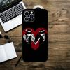 E-Emily The Strange Phone Case For iPhone 16,15,14,13,12,11,XS,XR,X,8,7,Pro,Max,Plus,mini Silicone Black Cover