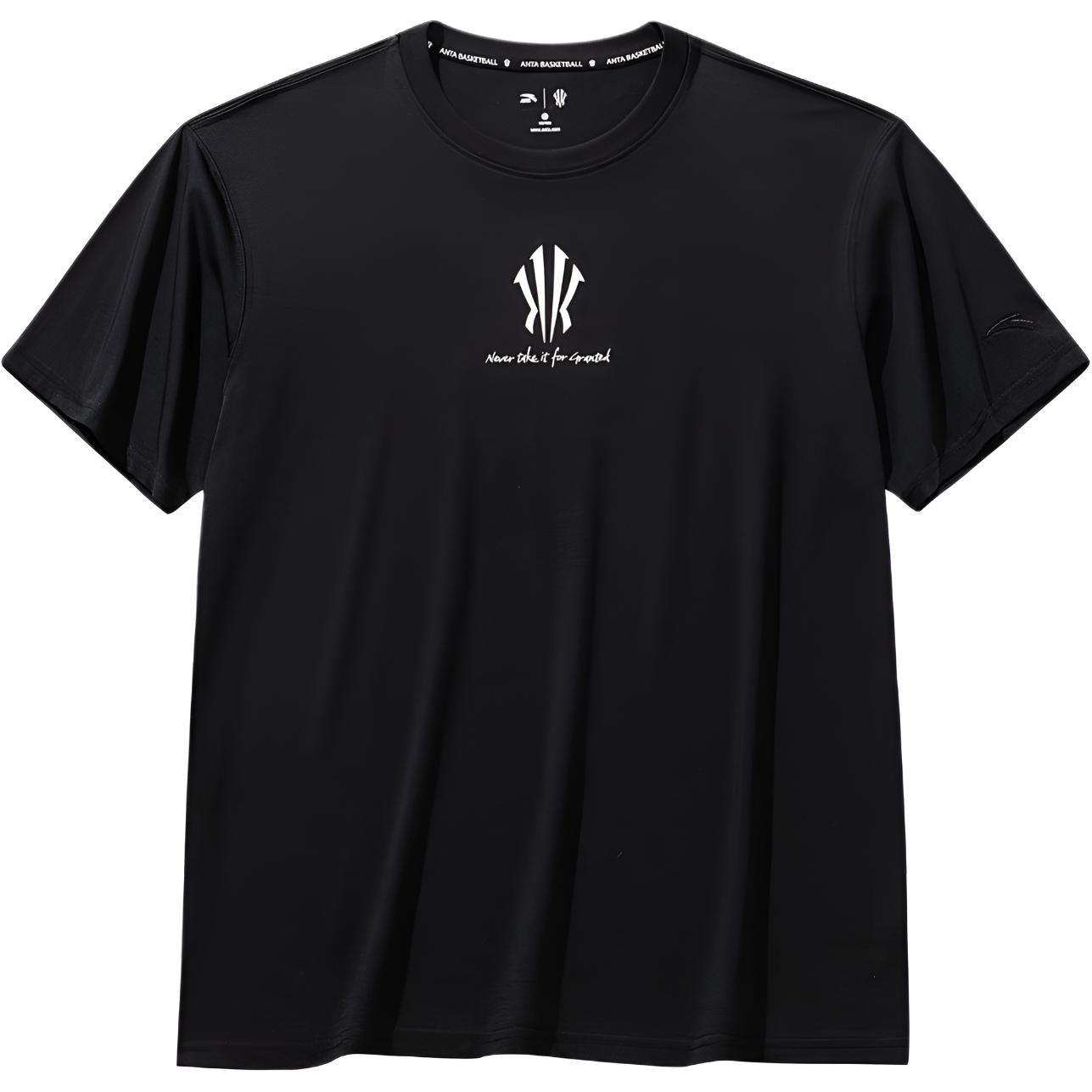 Anta Kyrie Series Breathable Casual Loose Pullover Short Sleeve T-Shirt Unisex Tops 172621111-3 XS