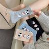 Cute Flocked Three-Dimensional Puppy Socks Internet Celebrity Cartoon Thin Cotton Stacked Socks