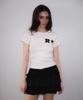 ROSEFRANTZ Cancan Frill Mini Skirt [Black]