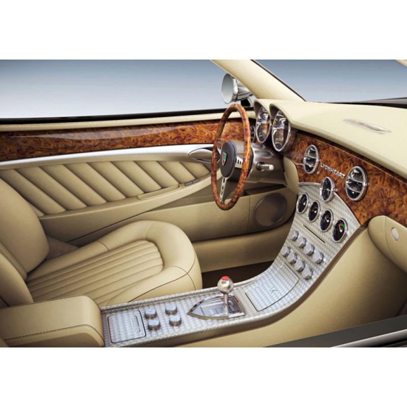Framed Sports Car Poster for Bedroom, Bar, or Dealership Wall Decor