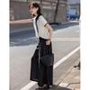 Women's New Chinese Style Color-block Drawstring T-Shirt