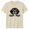 Dogs Animal Dog Puppy Pet Happy Natural Colour Unisex Adult T-Shirt Gift Tee
