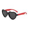 New Fashion Kids Sunglasses Heart-shaped Baby Sunglasses Sunshade Children Silicone Polarized Sunglasses 23070