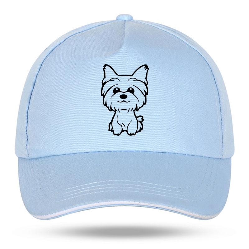 New Unisex Women Yorkie Yorkshire Terrier Doggy Cute Fun Dog Baseball Caps for Hip Hop Cotton Trucker Cap Bone Dad Hats