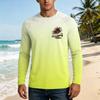 Men's Long Sleeve UPF50 Plus Sun Protection Shirt Lightweight Breathable Loose Fit Outdoor Casual T-Shirt for Summer Activities