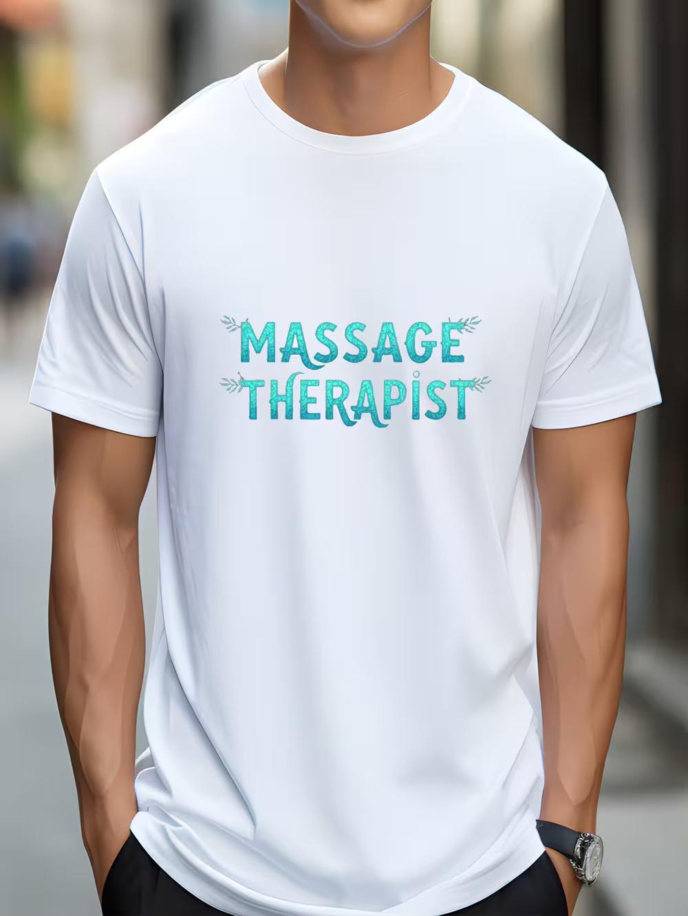 MASSAGE THERAPIST Bold Design Cotton Men s T-shirt M