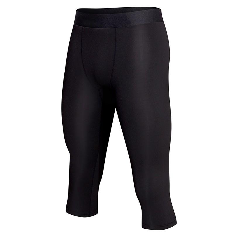 Herren Kompressions 7/8 Länge Trainingshose Atmungsaktiv Schnelltrocknend Sport Leggings Laufen Fitnessstudio Radfahren