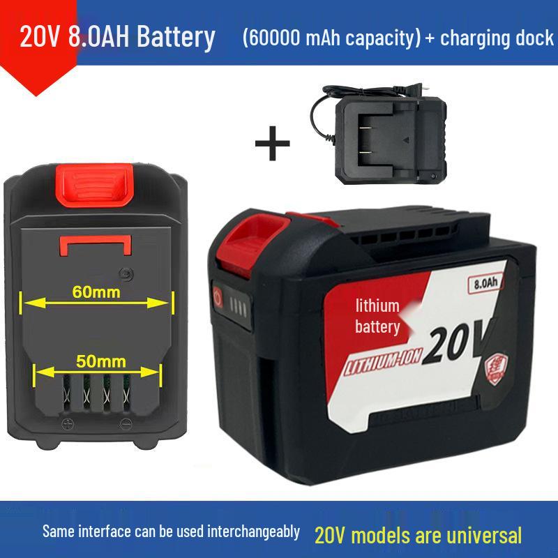 Dongcheng Model Universal Lithium Battery for Angle Grinders, Electric Saws, and Wrenches - Large Capacity