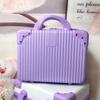 Mini Handbag 14" Makeup Case: Small Suitcase-Style Storage & Gift Box