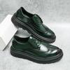 Men's New Style Formal Brogue Leather Shoes - Large Size Casual Wedding Groom Shoes