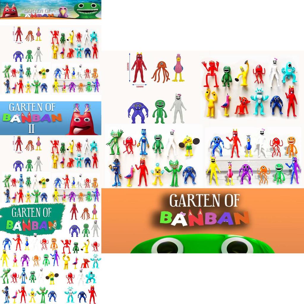 6/12pcs Garten Of Banban Modèles de Jouets Poupées Faites à la Main Pour Cadeaux d'Enfants