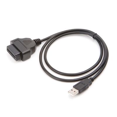 16Pin OBD2 USB Portu Adaptör Kablosu Konnektörü Tanılama Aracı
