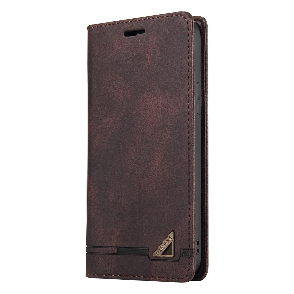 Retro Flip Case For iPhone 16 15 13 14 11 12 Pro XR XS Max SE 7 8 Plus 16E Leather Holder Standing Strong Magnetic Wallet Cover