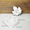 2Pcs Leaf Silicone Molds for Epoxy Resin Gypsum Decoration Silicones Candlestick Molds for Tealight Holder Jewelry Tray